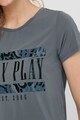 Only Play Kerek nyakú feliratos póló női