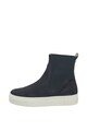 Gant Ghete Chelsea flatform de piele intoarsa Femei