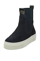 Gant Ghete Chelsea flatform de piele intoarsa Femei