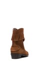 Pepe Jeans London Botine de piele nabuc cu toc masiv Western Fete