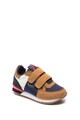 Pepe Jeans London Pantofi sport de piele ecologica cu velcro Baieti