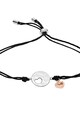 Fossil Bratara cu nod glisant si talisman rotund Rosy Hearts Femei