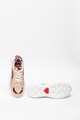 Love Moschino Pantofi sport de piele cu aplicatii de paiete Femei