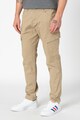 Esprit Pantaloni cargo slim fit din amestec de bumbac organic Barbati