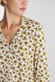 Esprit Bluza cu decolteu in V si model floral Femei