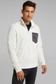 EDC by Esprit Bluza sport din fleece cu buzunar pe piept Barbati