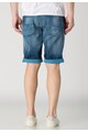 Jack & Jones Bermude albastre din denim decolorat Tristan Barbati