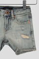 Diesel Pantaloni scurti din denim, cu aspect deteriorat Fete