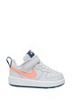 Nike Pantofi sport cu insertii din piele si velcro Court Borough Fete