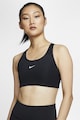 Nike Спортен сутиен Swoosh с Dri-Fit и подплънки Жени