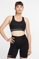 Nike Bustiera cu tehnologie Dri-FIT si insertii din plasa, pentru fitness Swoosh Ultrabreathe Femei
