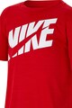 Nike Tricou cu imprimeu logo, pentru fitness Fete