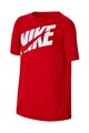 Nike Tricou cu imprimeu logo, pentru fitness Fete