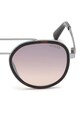 GUESS Ochelari de soare aviator rotunzi cu lentile polarizate Barbati