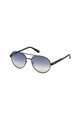 GUESS Ochelari de soare aviator rotunzi cu lentile polarizate Barbati