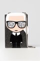 Karl Lagerfeld Geanta minaudiere cu aspect stralucitor Ikonik Karl Femei
