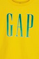 GAP Tricou cu decolteu la baza gatului si imprimeu logo 13 Fete