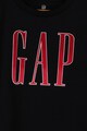 GAP Tricou cu decolteu la baza gatului si imprimeu logo 13 Fete