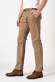 Tom Tailor Pantaloni chino cu imprimeu si curea Barbati