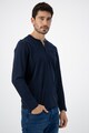 Tom Tailor Bluza Henley cu buzunar aplicat Barbati