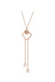 Loisir by Oxette Colier placat cu aur rose de 18 K si decorat cu cristale Femei