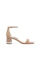 NINE WEST Sandale de piele intoarsa cu toc masiv Hazelnw Femei