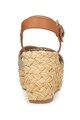 Sam Edelman Sandale wedge tip espadrile de piele Darlene Femei