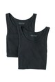 Skiny Set de topuri negre Shirt Collection - 2 piese Barbati
