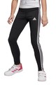 adidas Performance Colanti elastici cu dungi emblematice, pentru fitness Fete