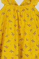 GAP Памучна блуза с флорална щампа Момичета