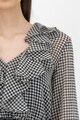 Marella Rochie mini cu model houndstooth Femei