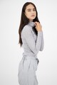 Marella Pulover de lana cu guler inalt si aspect striat Femei