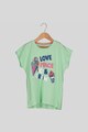 Pepe Jeans London Tricou cu imprimeu text Fete