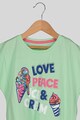 Pepe Jeans London Tricou cu imprimeu text Fete