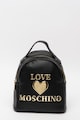 Love Moschino Műbőr hátizsák logós rátéttel női