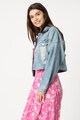 Pepe Jeans London Jacheta crop de denim Volt Femei