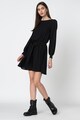 Pepe Jeans London Rochie mini cu cordon in talie Lila Femei