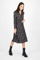 Pepe Jeans London Rochie midi petrecuta cu imprimeu floral Kelly Femei