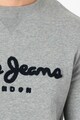 Pepe Jeans London Bluza sport cu logo si decolteu la baza gatului Harold Barbati