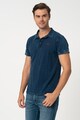 Pepe Jeans London Tricou polo de bumbac in dungi Reeves Barbati