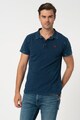 Pepe Jeans London Tricou polo de bumbac in dungi Reeves Barbati