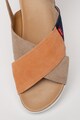Levi's Sandale slingback de piele si material textil Persia Femei