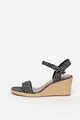 Tamaris Sandale wedge tip espadrile cu buline Femei