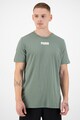 Puma Tricou cu decolteu la baza gatului si imprimeu logo Barbati