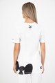 Puma Tricou unisex cu decolteu la baza gatului si imprimeu grafic Femei