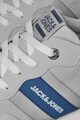 Jack & Jones Pantofi sport de piele intoarsa ecologica, cu logo Barbati