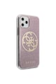 GUESS Husa de protectie  Glitter Circle Kryt GUHCN58PCUGLPI pentru iPhone 11 Pro, Pink Femei