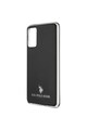 U.S. Polo Assn. Husa de protectie US Polo Shiny pentru Samsung Galaxy S20, Black Barbati