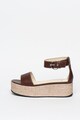 Vagabond Shoemakers Sandale tip espadrile din piele, cu talpa wedge Felicia Femei