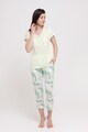 Sofiaman Pijama cu imprimeu floral Femei